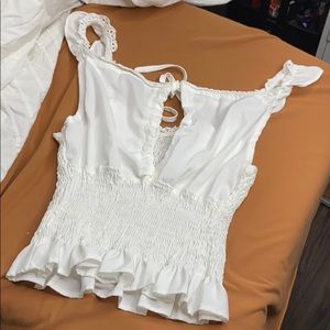 White camie top